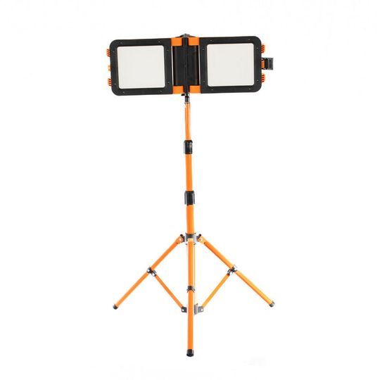 Vaunt - 30W Cordless Adjustable Dual Site Floodlight with Tripod - White