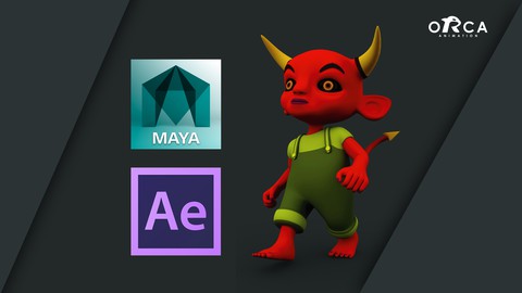 Devil Kid: ( MAYA ORCA Animation)