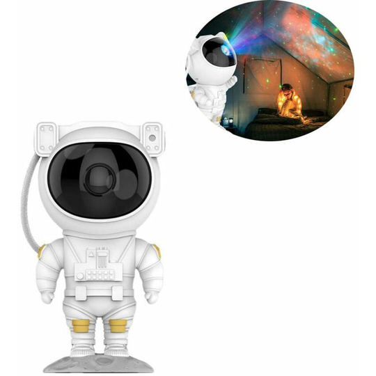 Joorrt - Astronaut Galaxy Projector Starry Sky Night Light, Astronaut Star Projector with Nebula, Timer and Remote Control, Starry Lamp for Bedroom