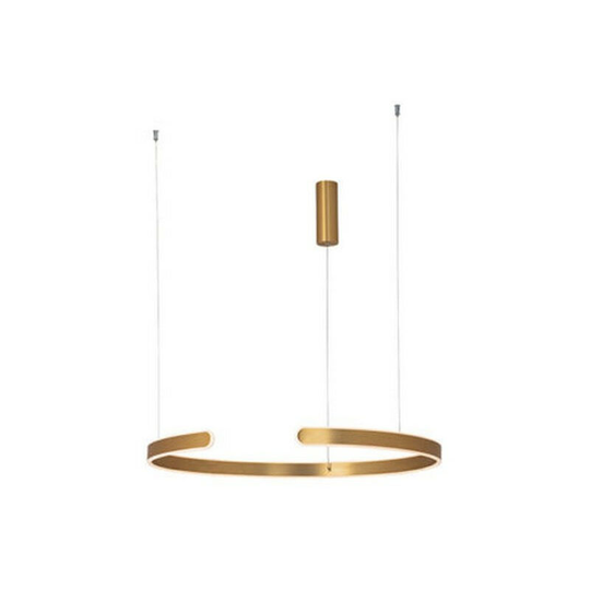 Larissa Lighting - Larissa Ilio Ceiling Pendant Light 40W 3000K Aluminium Antique Brushed Gold