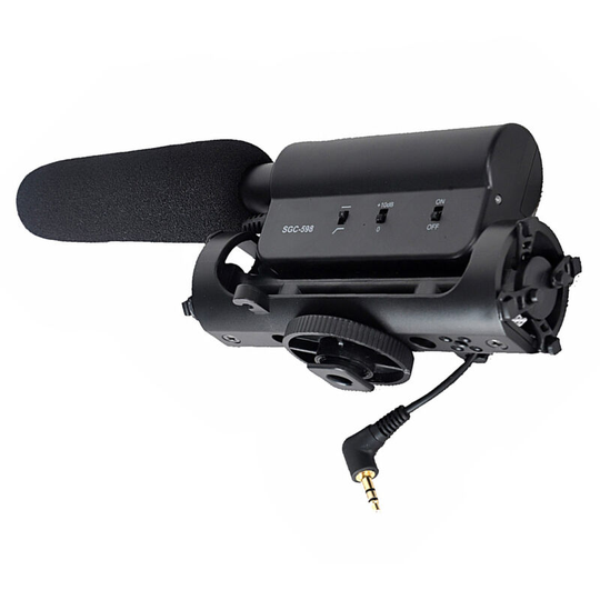 Takstar - Condenser Photography Interview Recording Microphone for Canon Nikon Camera dslr dv SGC-598