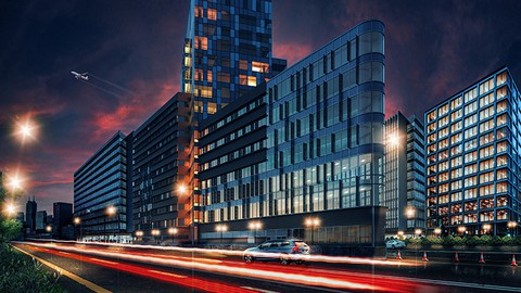 Architectural Post-Production in Photoshop(Zero to Advanced)