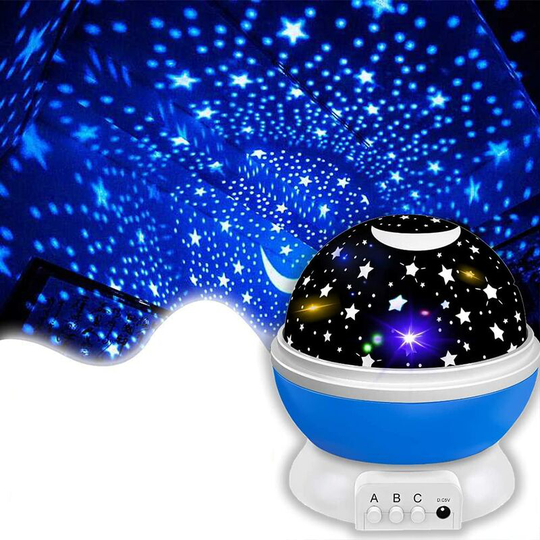 Star Projector for Kids, 360 Degree Rotatable, 4 LED 17 Colors Changing Desk Lamp with USB Cable, Unique Gifts for Nursery and Baby Room and Party