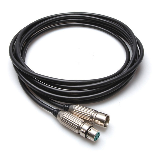 Hosa Microphone Cable Switchcraft XLR3F to XLR3M 3 ft