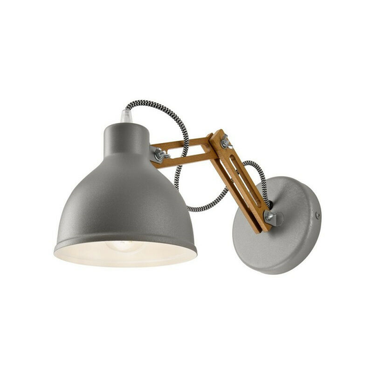 Marcello Adjustable Dome Wall Light Rustic, 1x E27