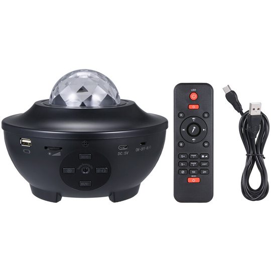 Starry Projector Light usb Powered Operated Wi-Fi Connection Smartphone app Control Adjustable 21 Lighting Modes R-emote Control Star Projector
