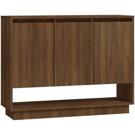 Sideboard Brown Oak 97x31x75 cm Engineered Wood Vidaxl Brown