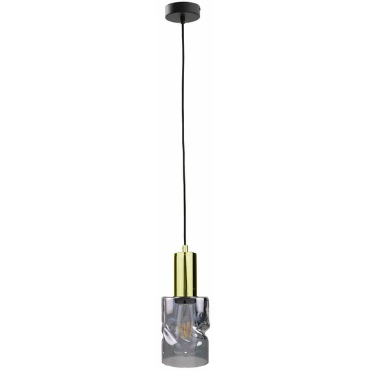 Keter Cross Slim Pendant Ceiling Light Black, 10cm, 1x E27