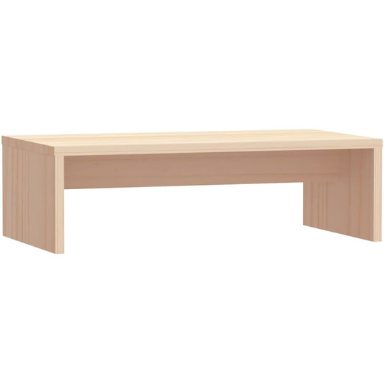 Monitor Stand 50x27x15 cm Solid Wood Pine Vidaxl Brown
