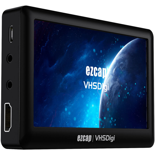 Ezcap - 180 av Recorder Video Audio Capture Box Analog to Digital Converter Record Video from vhs VCR's Camcorder dvd Players