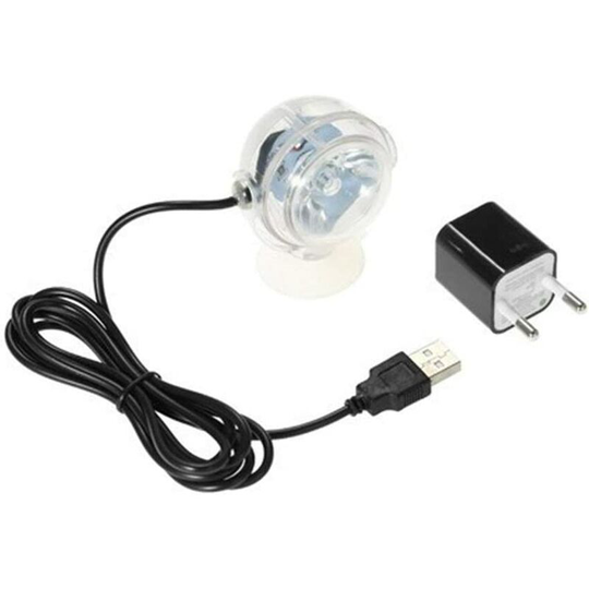 Aougo - Aquarium Light Mini Aquarium led Lighting Waterproof Spotlight usb Power Supply for Aquarium Decoration Underwater Light Fish Tank