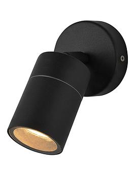 Camden 1 Light Up Or Down Wall Light - Textured Black