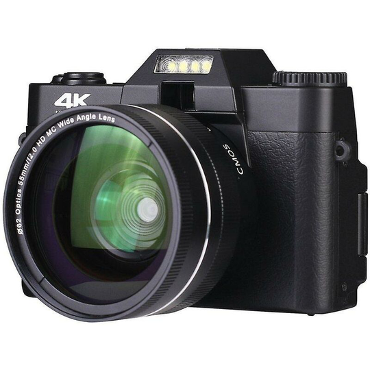 Woosien - 4K high definition 16x digital camera micro single retro with wifi time-lapse shooting professional digital camera vlog Special mirror