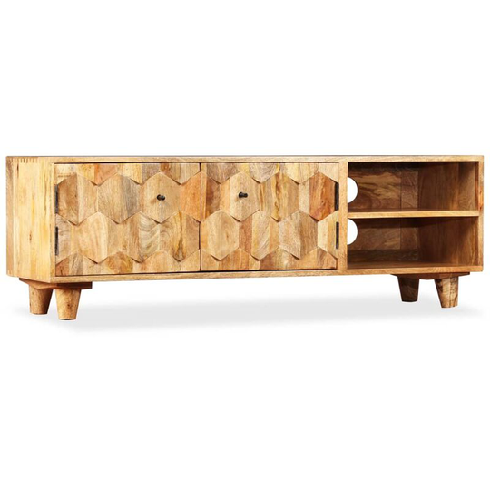Devenirriche - tv Cabinet Solid Mango Wood 118x35x40 cm - Brown