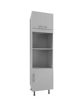 Manor Interiors Genoa Light Grey Tall Oven Housing 600Mm (Right Hand Hinged)