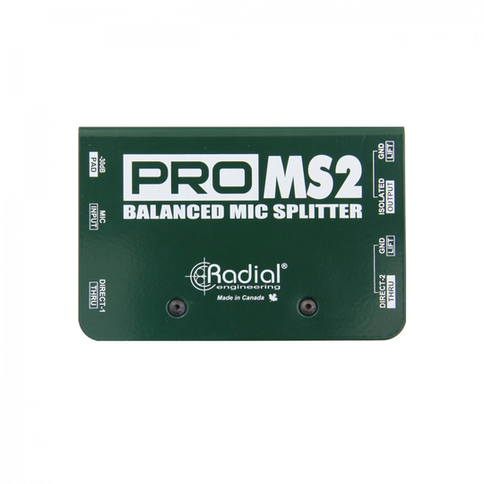 Radial ProMS2 Passive Microphone Splitter