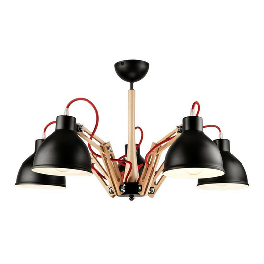 Marcello Adjustable Multi Arm Pendant Ceiling Light Natural, 5x E27