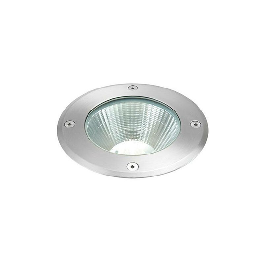Saxby Ayoka - Integrated led 1 Light Outdoor Recessed Light Brushed Stainless Steel, Glass IP67