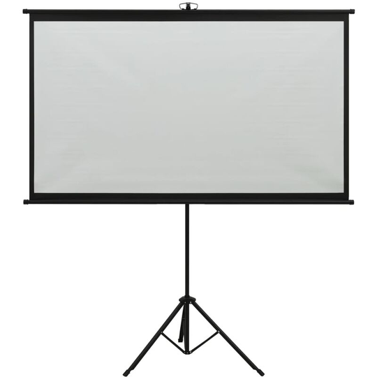 Projection Screen with Tripod 84' 16:9 Vidaxl White