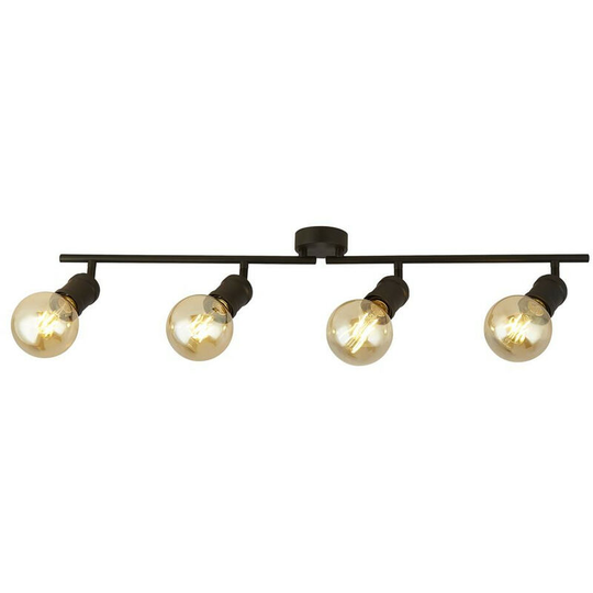 Searchlight Dance Spirit 4 Light Bar Ceiling Light, Sand Black