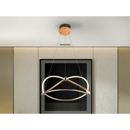 Schuller Lighting - Schuller Ocellis - Integrated led Pendant Light, Rose Gold