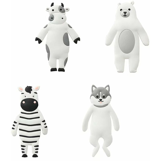 BetterLife Seamless Hooks Folding Glue Folded Multifunctional Storage Media Creative Cartoon Animal Shape Cartoon Hooks 4