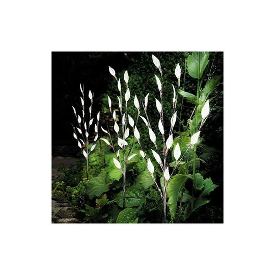 Pc Solar Tree Lights led Garden Lighting Twig Branches Leaf Leaves Outdoor Border Patio Warm White Lighting Stake Light Decor