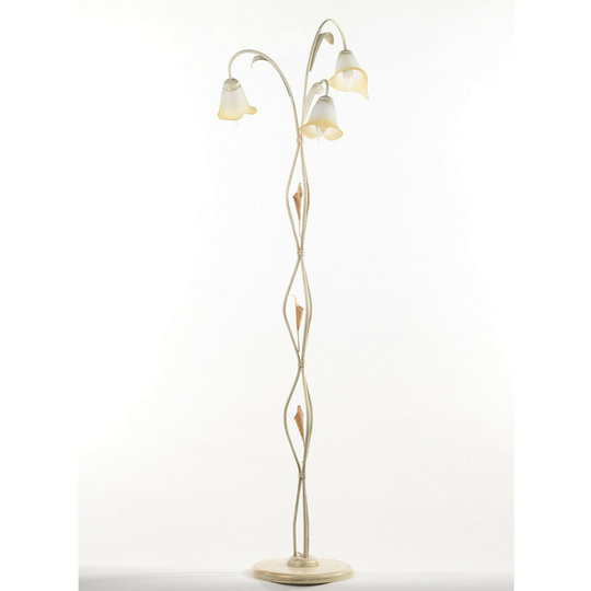 Onli Lighting - Onli Lucrezia 3 Light Multi Arm Floor Lamp, Ivory