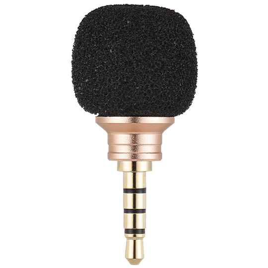 Andoer EY-610A Cellphone Smartphone Portable Mini Omni-Directional Mic Microphone for Recording,Gold - Gold