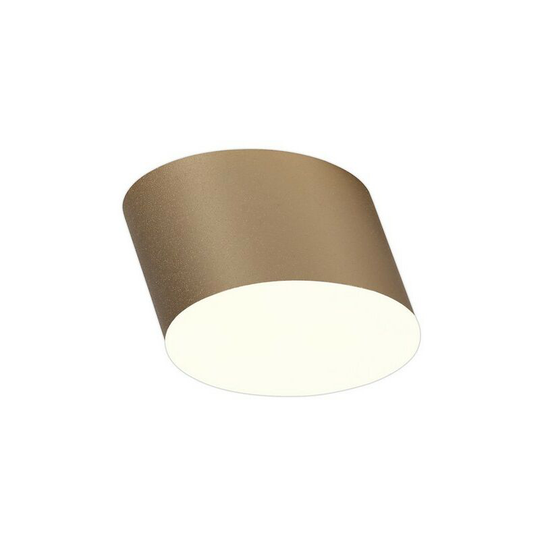Spotlight 10.5cm Round 1 x 10W led, 3000K, 700lm, Satin Gold - Luminosa Lighting