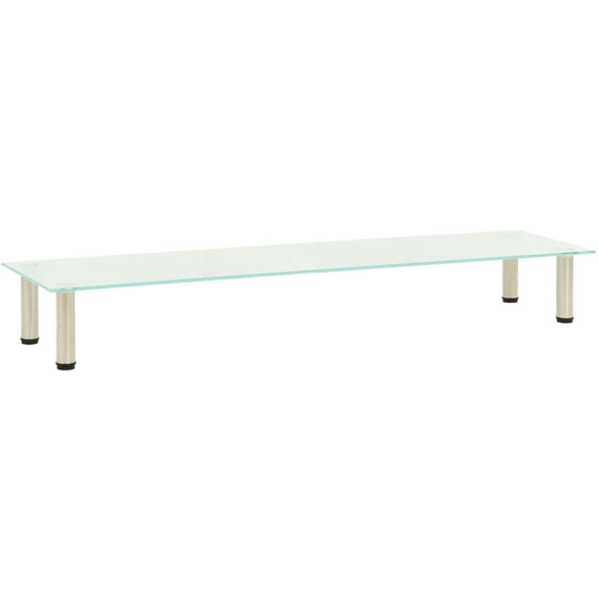Tv Stand Frosted 140x35x17 cm Tempered Glass