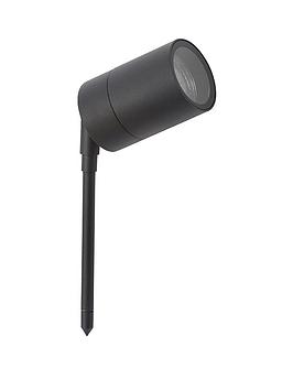 Camden 1 Light Ground/Wall Spike Light - Black