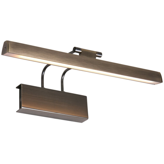 Sienna Lighting - Sienna Litho Led Picture Light Bronze Brushed, Plastic Matt
