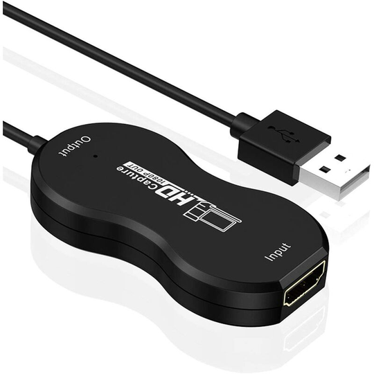 Video Grabber, 1080P 30fps hdmi to usb Capture Card Switch hd Streamdeck Video Capture Card For Streaming Cam, Camcorder, Zoom Meeting, Online