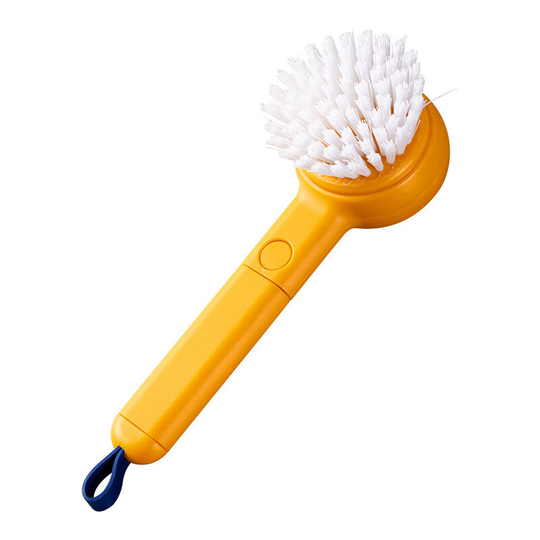 Muff - Fruit and Vegetable Cleaning Brush, Vegetable Washing, Hanging Cleaning Supplies Yellow