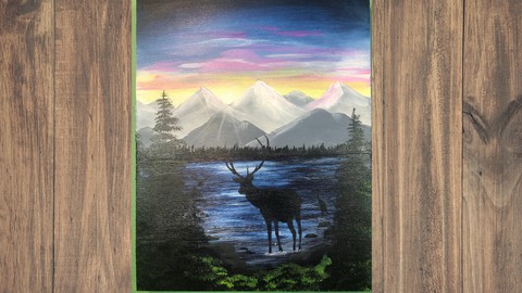 Westcoast Acrylic Landscape for Beginners Class