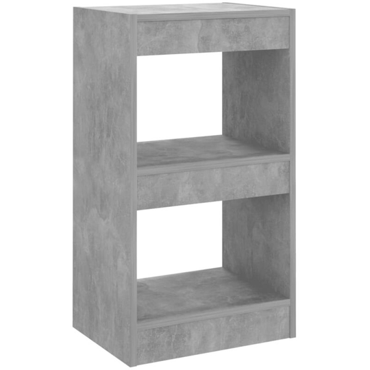 Book Cabinet/Room Divider Concrete Grey 40x30x72 cm Vidaxl Grey