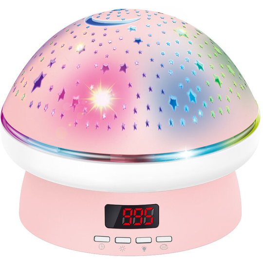 Thsinde - Mushroom Starry Sky Projector, Planetarium Light Adjustable Brightness Projector, Remote Control, Blue