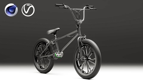 Bike Modeling and Rendering with Cinema 4D and V-Ray 5