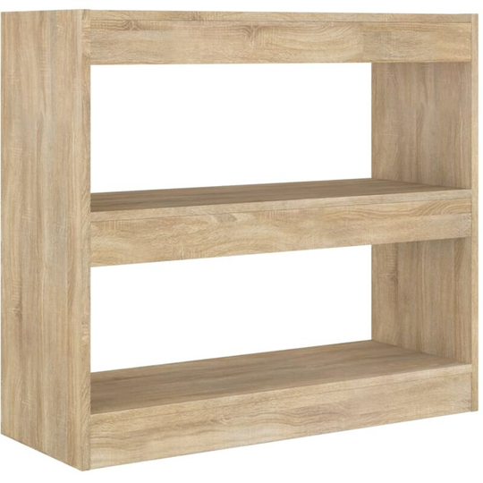 Book Cabinet/Room Divider Sonoma Oak 80x30x72 cm Vidaxl Brown