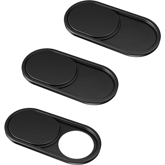 Sun Flowergb - 3 Pack Slide 0.023' Ultrathin Metal Webcam Covers for MacBook Pro, iMac, Laptop, pc, iPad Pro, iPhone 8/7/6 Plus, Protect Your Visual