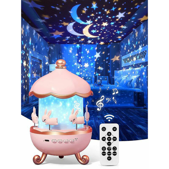 Star Projector Night Light Kids,white Noise Machine Baby Night Light Projector,timer Remote Baby Sensory Lights, Baby Girl Gift Kawaii Room