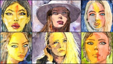 Watercolor Portrait Painting: Fun and Easy Exercises