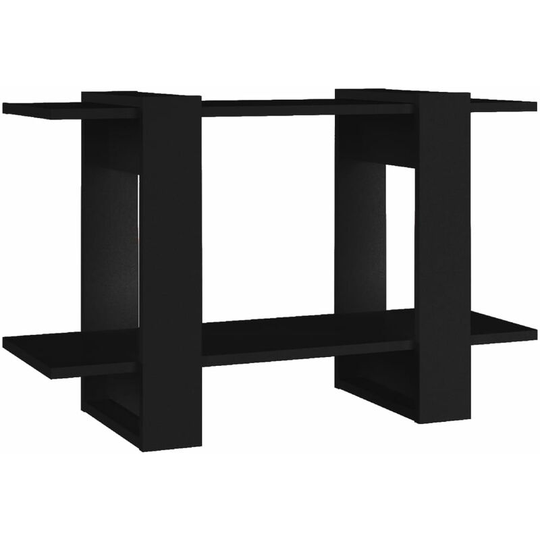 Book Cabinet/Room Divider Black 80x30x51 cm Vidaxl Black