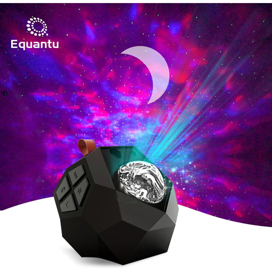 Starry Sky Projector, Star Night Light Rotating Lamp Video Cloud Projector, Remote Control Night Lights, Color Music Player for Christmas, Easter or