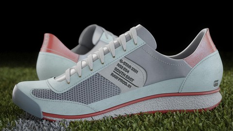 Modelado 3D y render de productos deportivos para publicidad