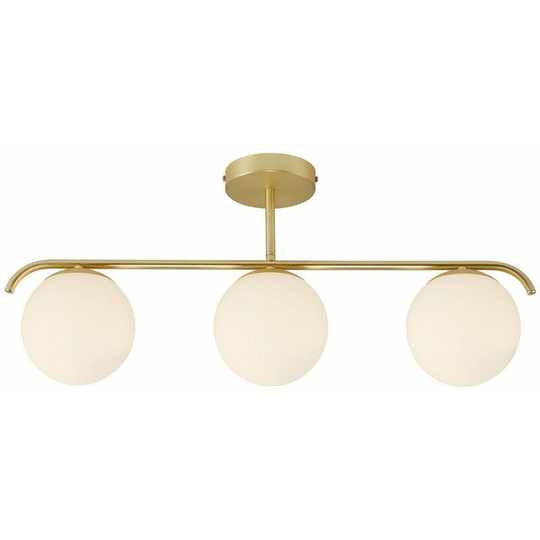 Nordlux Grant Globe Ceiling Light Brass, E14