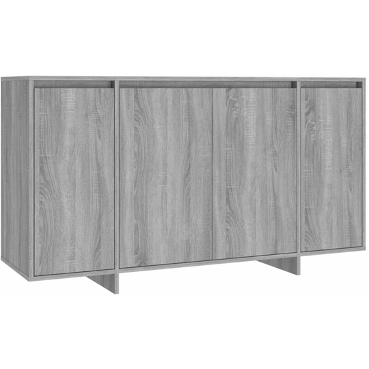Sideboard Grey Sonoma 135x41x75 cm Engineered Wood Vidaxl Grey