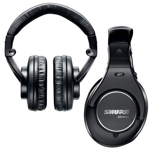 Shure SRH840A Headphones Wired Head-band Stage/Studio Black