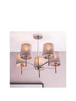 Bhs Mira 5 Light Semi Flush